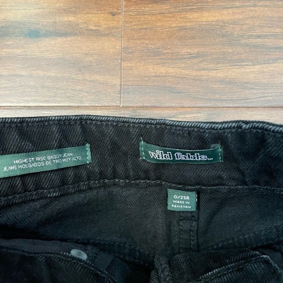 NWT Wild Fable Highest Rise Baggy Jean Size 0 - Picture 2 of 5